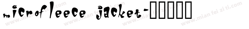 Microfleece Jacket字体转换
